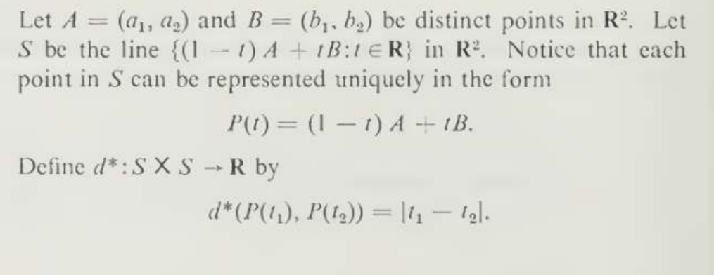 Solved Let A = (01, 2,) And B = (by, B.) Be Distinct Points | Chegg.com