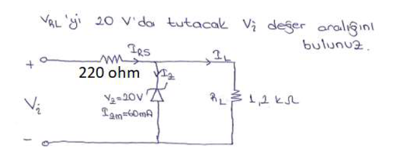 Solved Find the range of Vi values that will keep the VRL at | Chegg.com