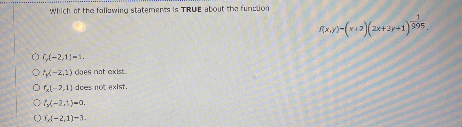Solved Which of the following statements is TRUE about the | Chegg.com