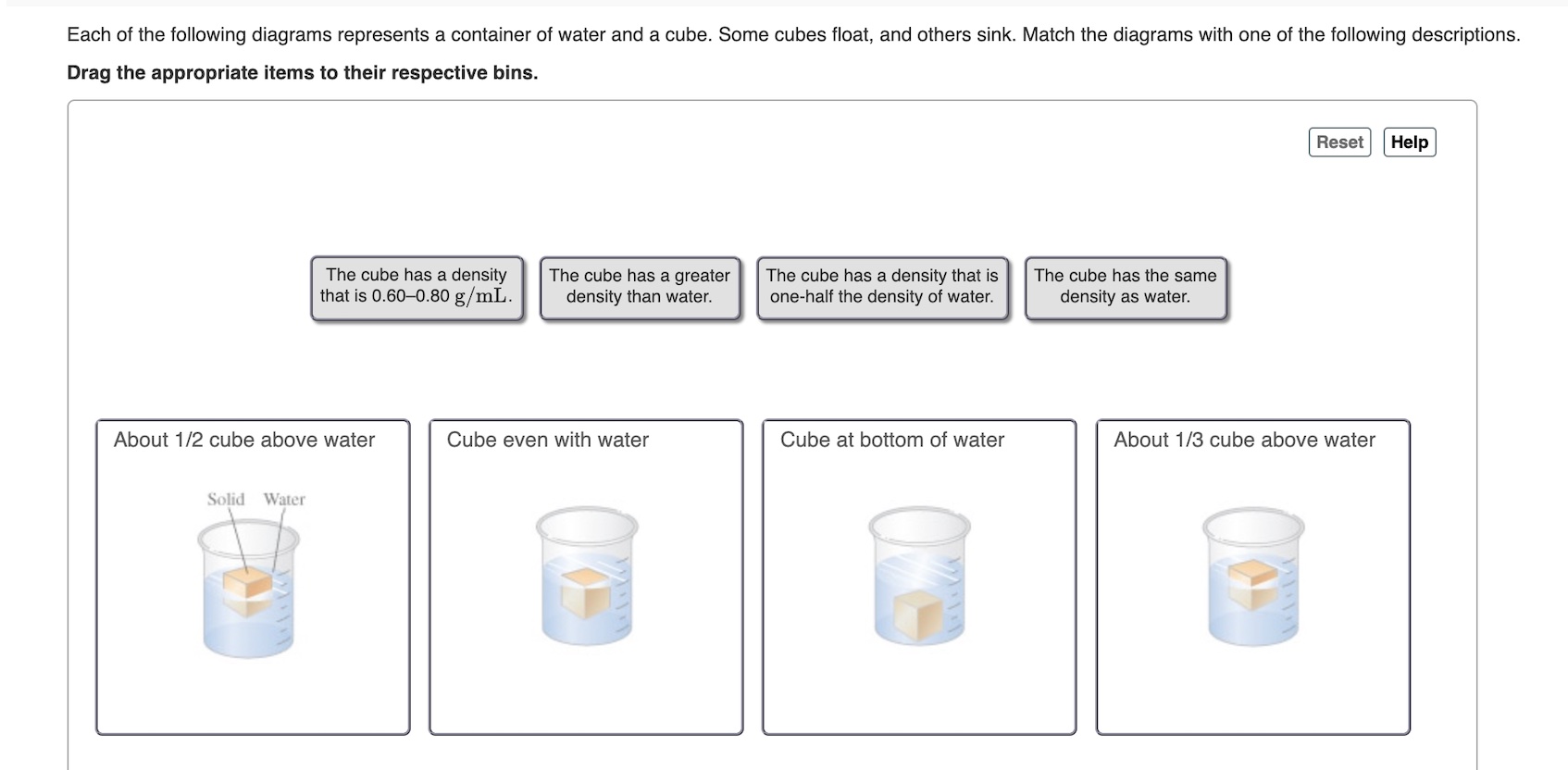 Solved Each Of The Following Diagrams Represents A Container 6033