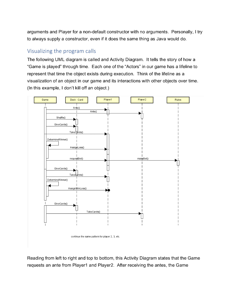 Semester project: Acey-Deucy (also known as | Chegg.com