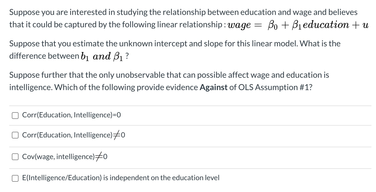 Solved Suppose you are interested in studying the | Chegg.com