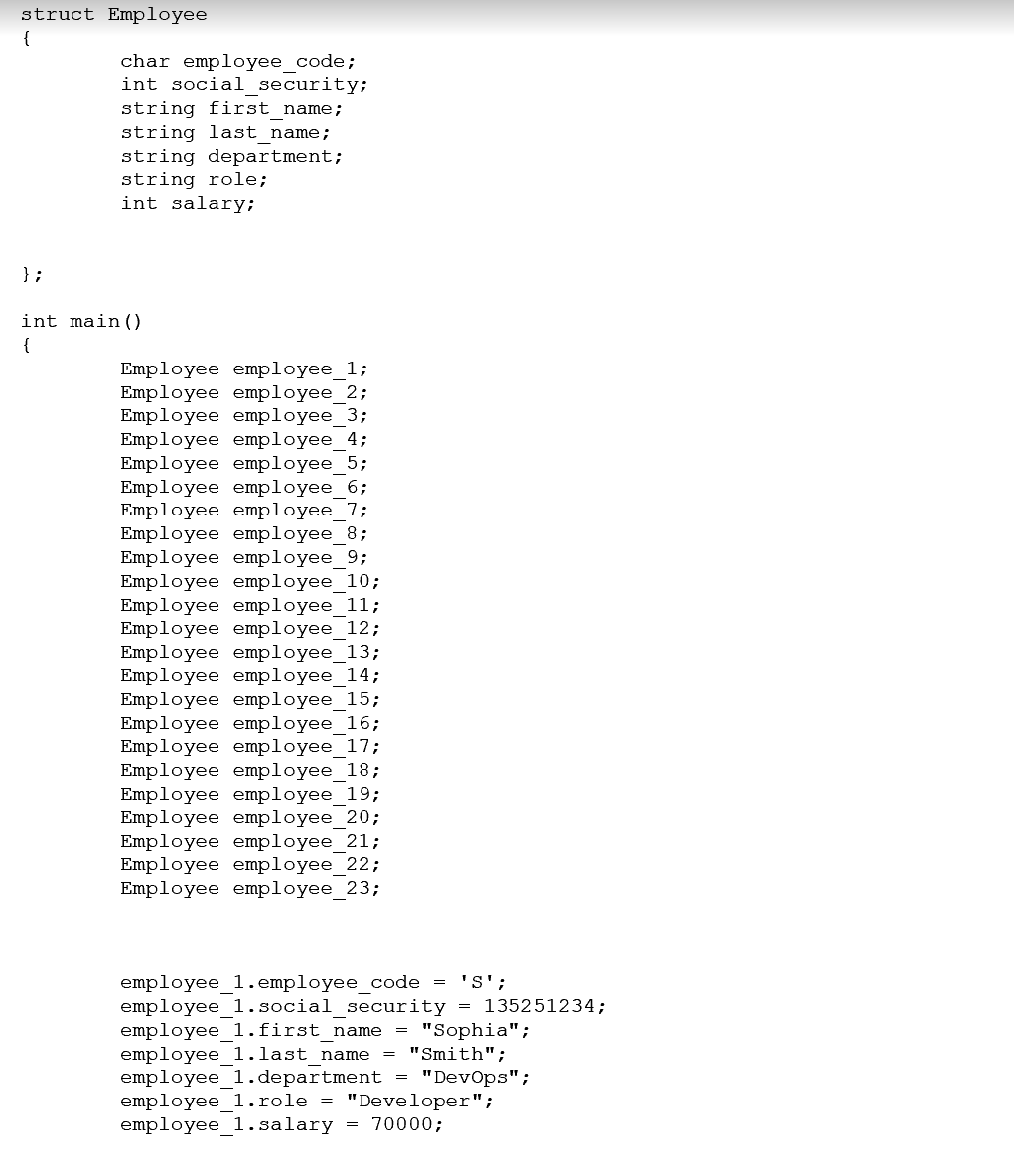 Solved 1. Read the structure of the lines in the attached | Chegg.com