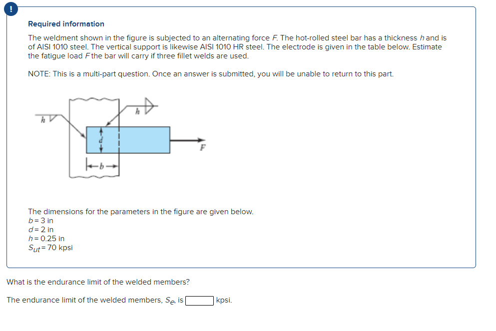 solved-required-information-the-weldment-shown-in-the-figure-chegg