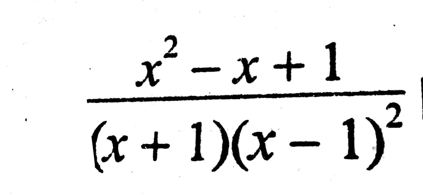 Solved 2 x? - x + 1 (x + 1)(x - 1) 2 ( | Chegg.com