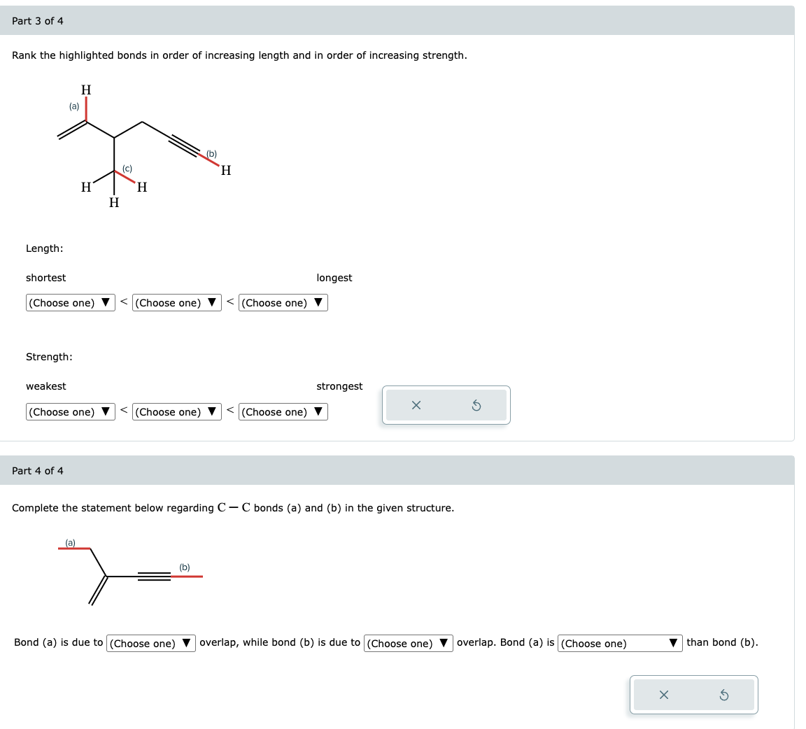 Solved Rank The Highlighted Bonds Below In Order Of | Chegg.com