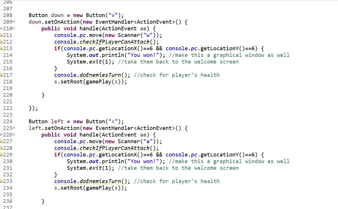 Solved I got this code for a simple game coded in java and I | Chegg.com
