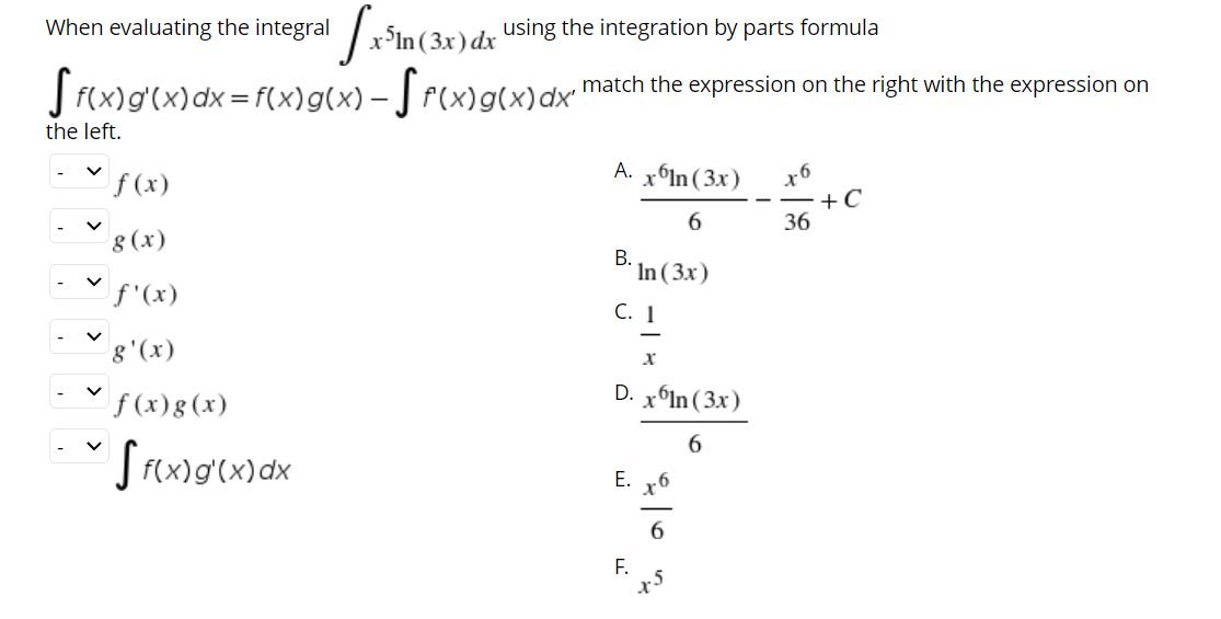 solved-when-evaluating-the-integral-x-in-3x-dx-using-the-chegg