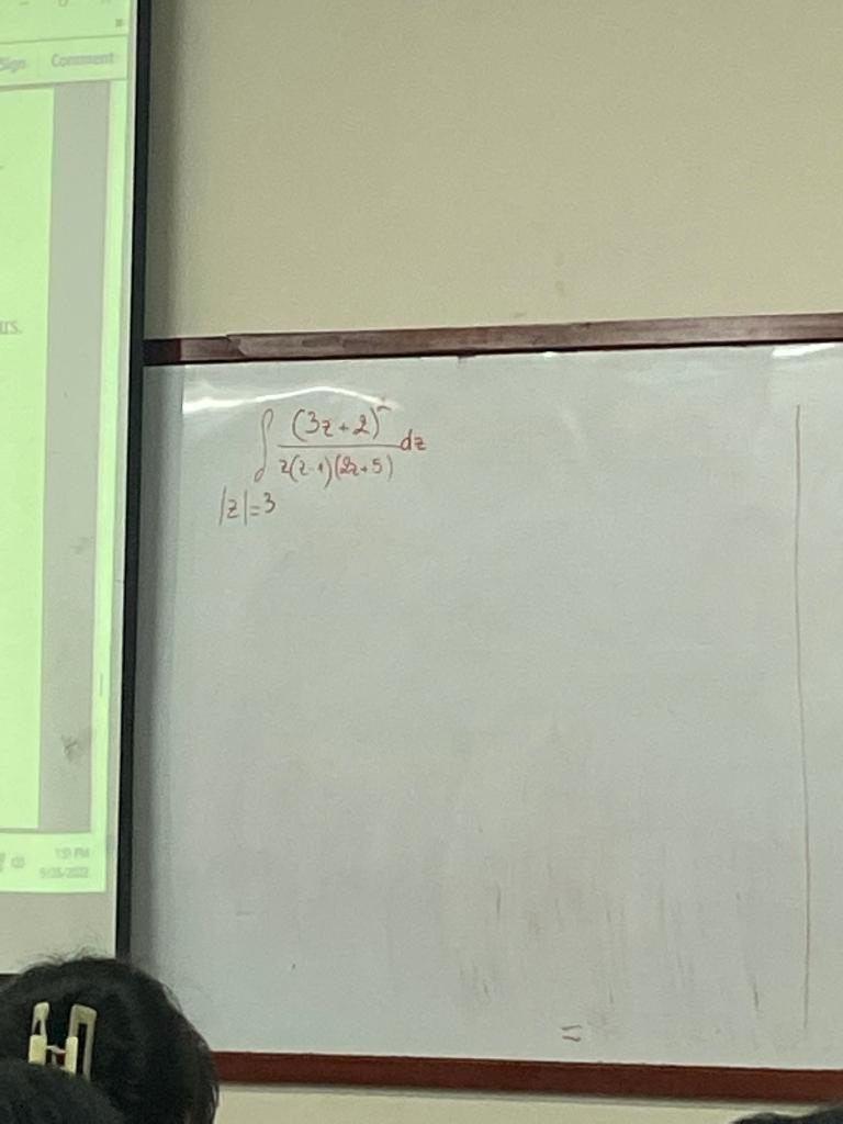 \( \int_{|z|=3} \frac{(3 z+2)^{2}}{z(z-1)(2 z+5)} d z \)