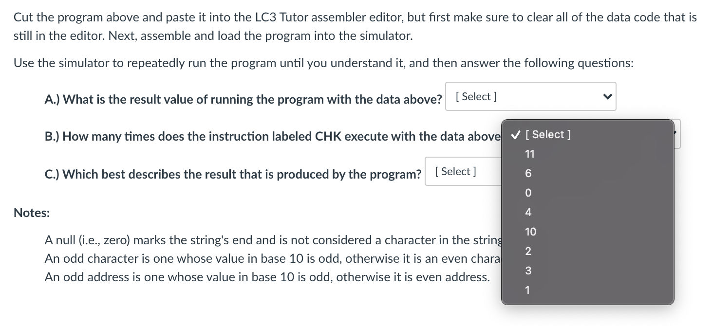 Solved Question 2 12 Pts Consider The Following LC-3 Code, | Chegg.com