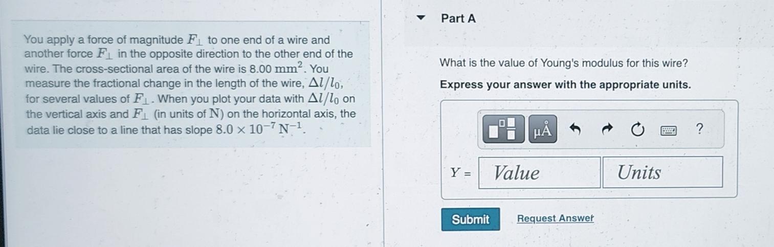 Solved You apply a force of magnitude F⊥ to one end of a | Chegg.com