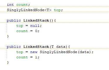 Solved please write the peek method and the test associated | Chegg.com