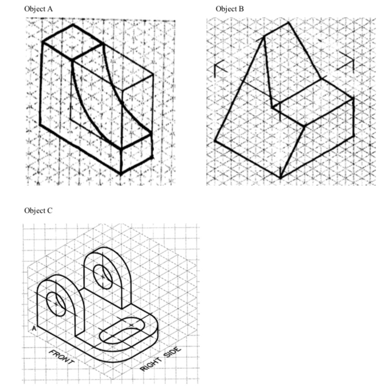 Solved Please provide front top and side view of the | Chegg.com