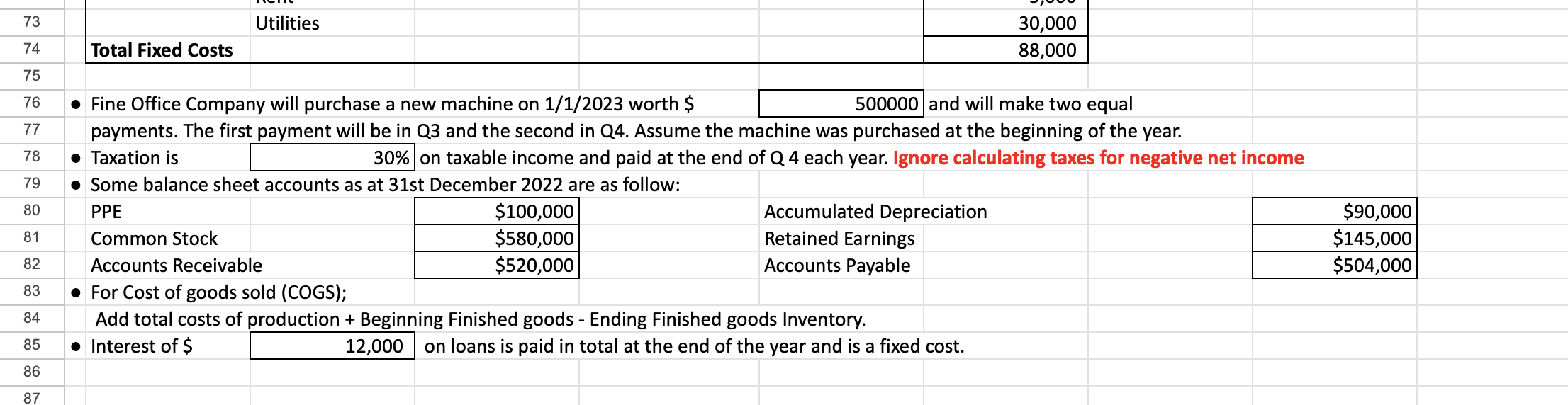Please prepare Direct Materials Budget 2023. Time