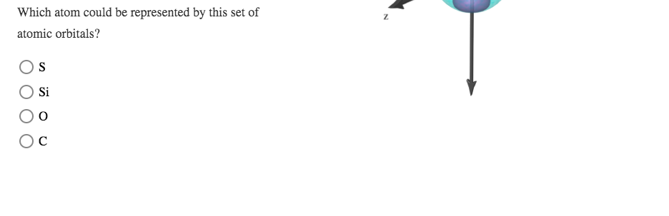 Solved Consider the set of atomic orbitals shown in the | Chegg.com