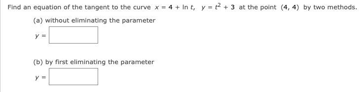 Solved Find an equation of the tangent to the curve | Chegg.com
