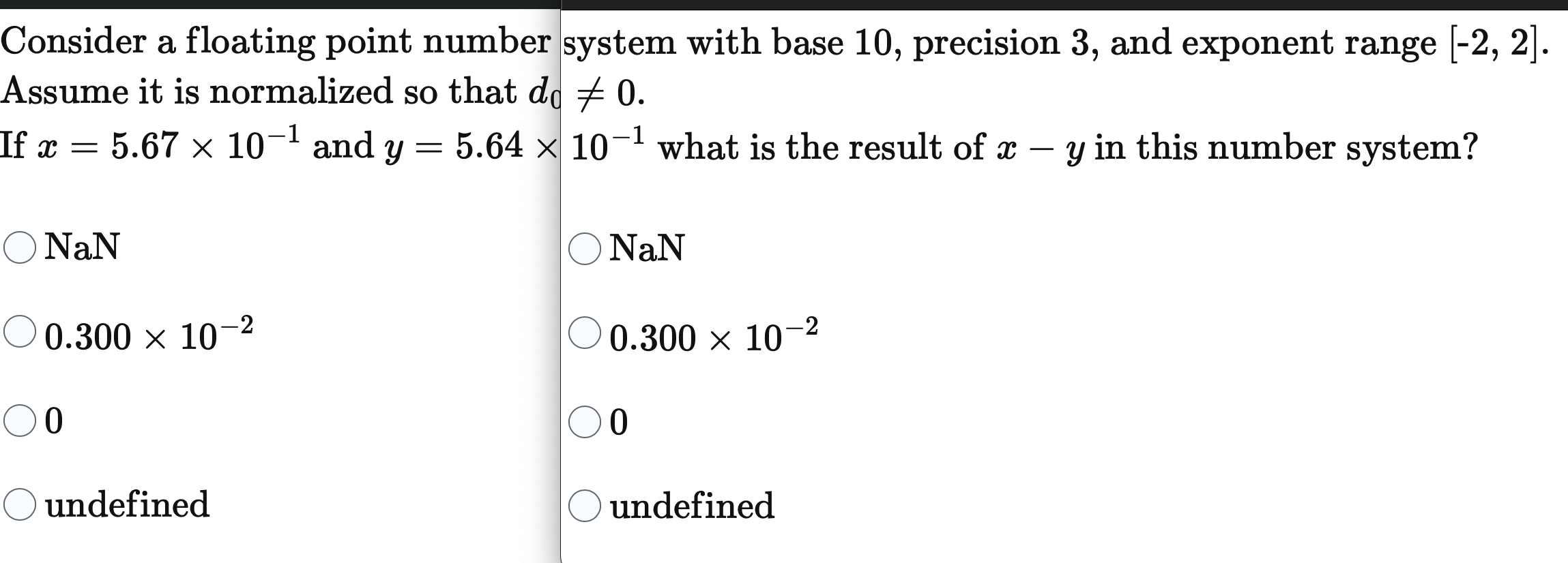 solved-onsider-a-floating-point-number-system-with-base-10-chegg