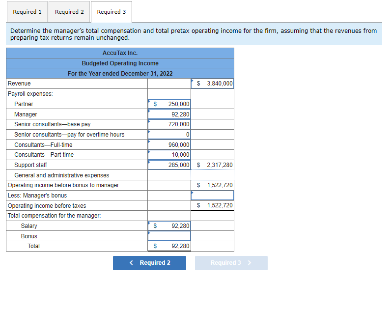 Solved Refer to the AccuTax Incorporated exhibit One of | Chegg.com