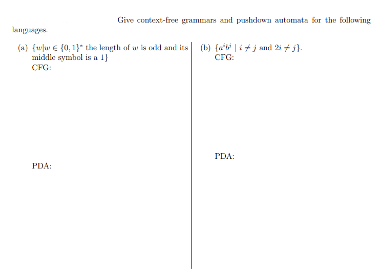 Solved Automata Theory → Can You Please Solve The Questions | Chegg.com