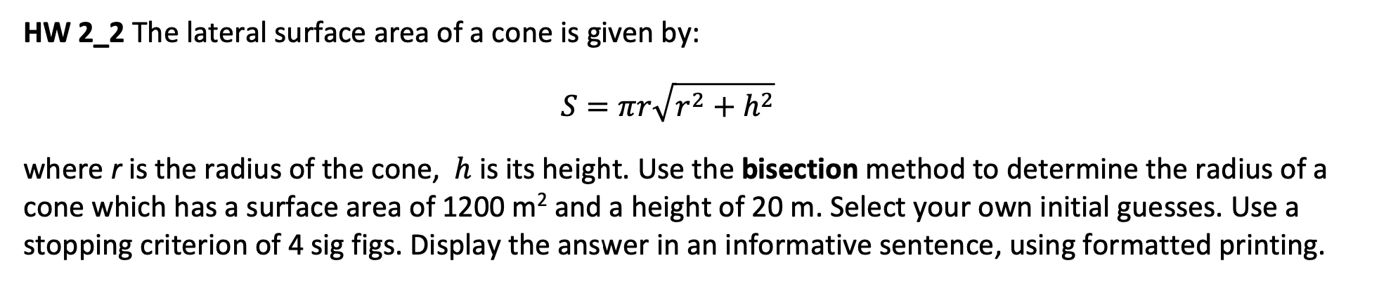 find the lateral surface area of the cone 12 feet 2 yards