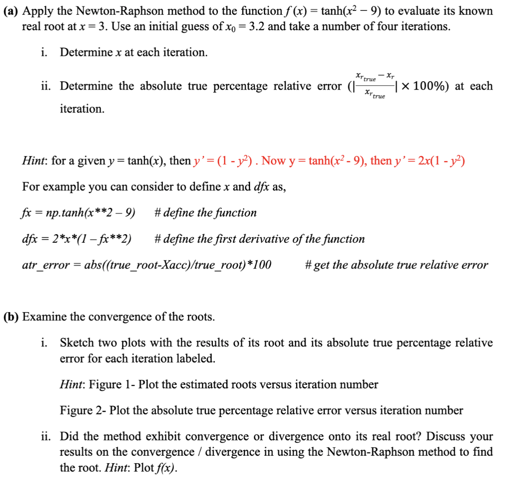 solved-a-apply-the-newton-raphson-method-to-the-function-f-chegg