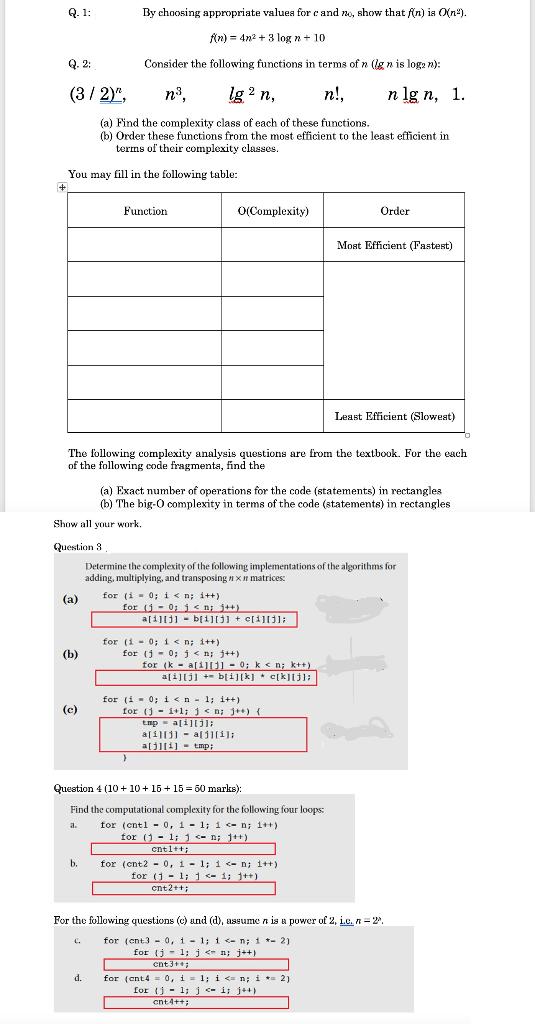 Solved By choosing appropriate values for cand no, show that | Chegg.com