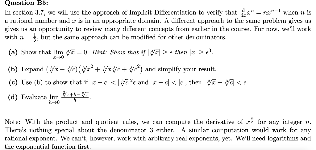 In section 3.7, we will use the approach of Implicit | Chegg.com