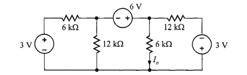 Solved Find Io in the network in the following figure, using | Chegg.com