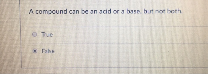 Solved: A Brønsted-Lowry Acid Is O A Compound That Contain... | Chegg.com