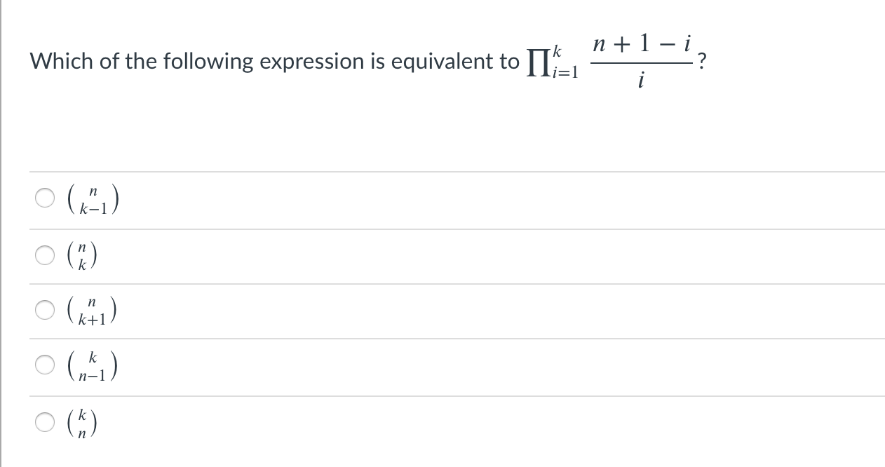 Solved Which of the following expression is equivalent to II | Chegg.com
