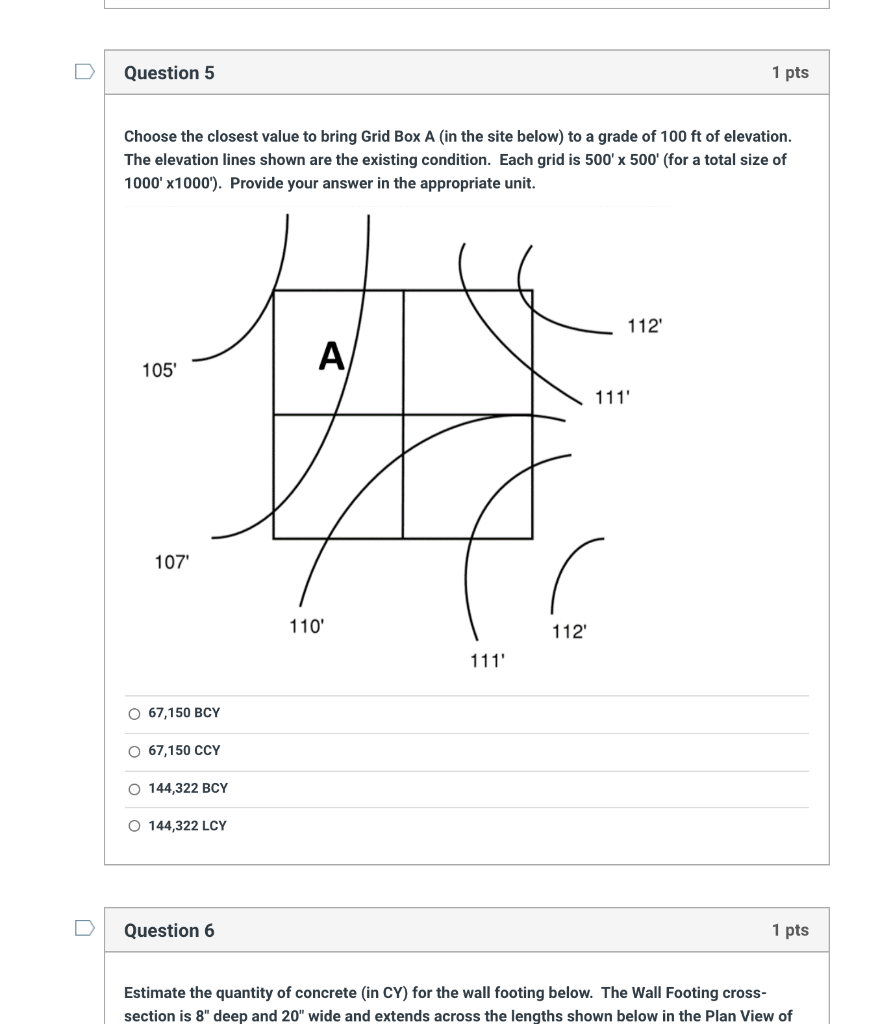 Solved Question 5 1 pts Choose the closest value to bring | Chegg.com