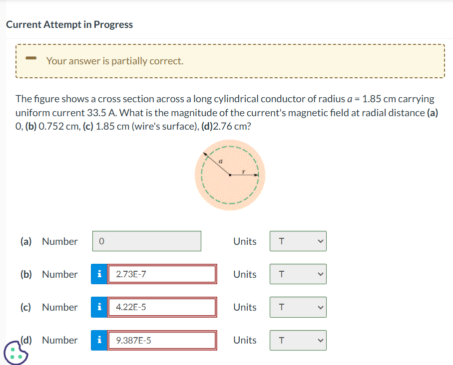 Solved The figure shows a cross section across a long | Chegg.com