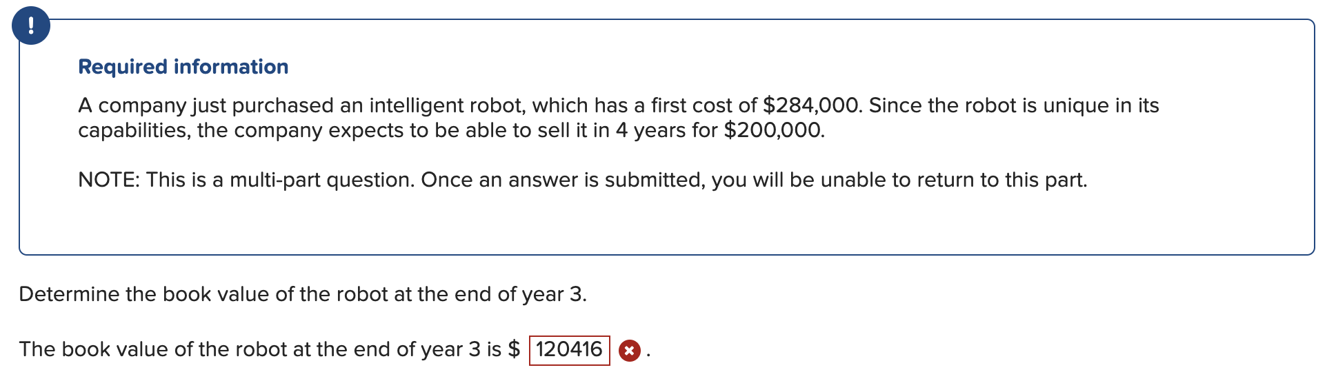 Solved ! Required information A company just purchased an | Chegg.com