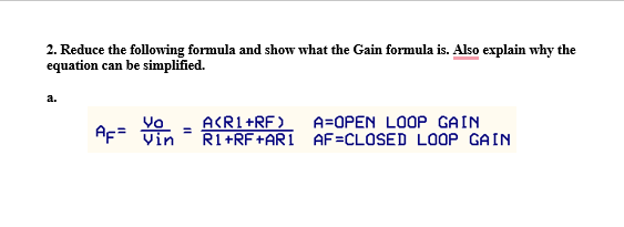 Solved 2. Reduce the following formula and show what the | Chegg.com