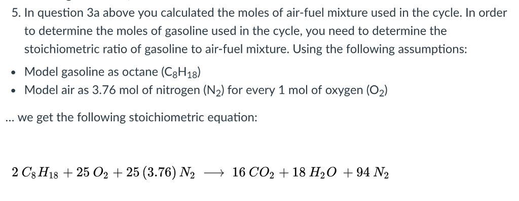 Solved 5. In question 3a above you calculated the moles of | Chegg.com