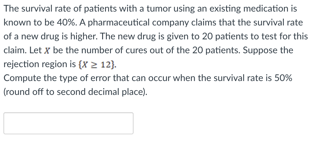 Solved I understand why it is type 2 error but am having | Chegg.com