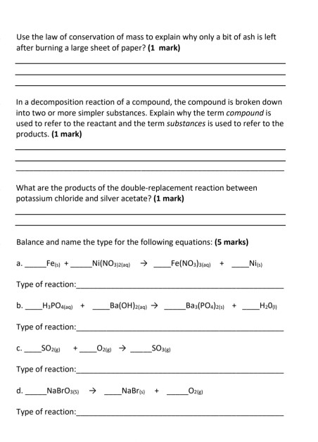 Solved Use the law of conservation of mass to explain why | Chegg.com