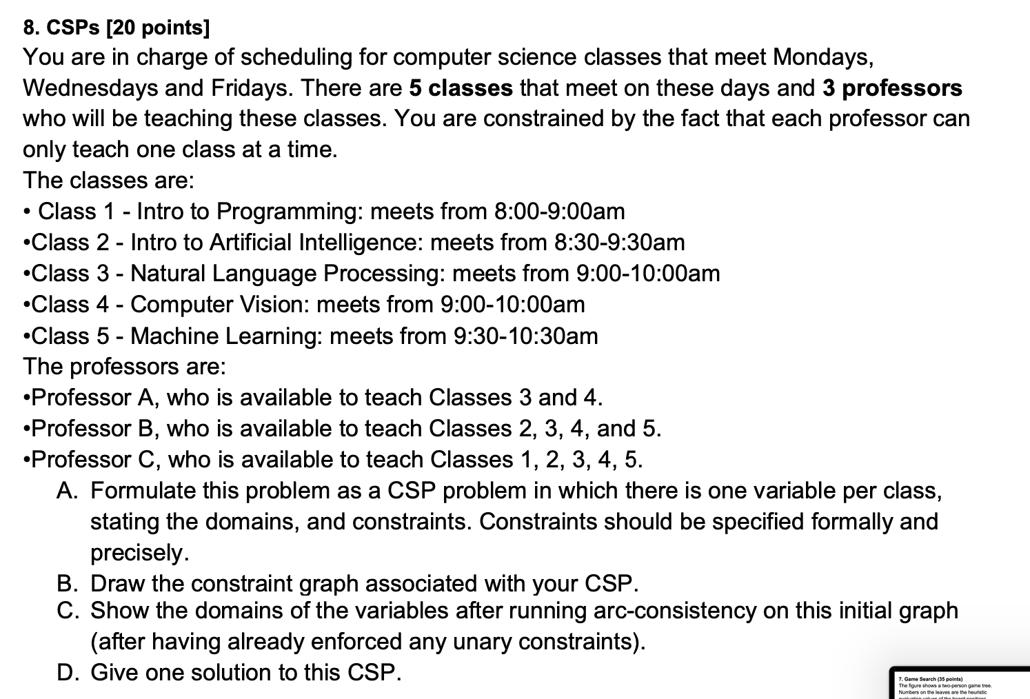 Solved You Are In Charge Of Scheduling For Computer Science | Cheggcom