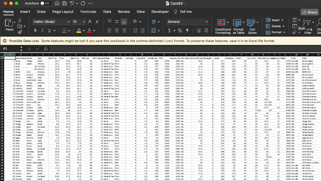 Exercise #1 • Load the data set 