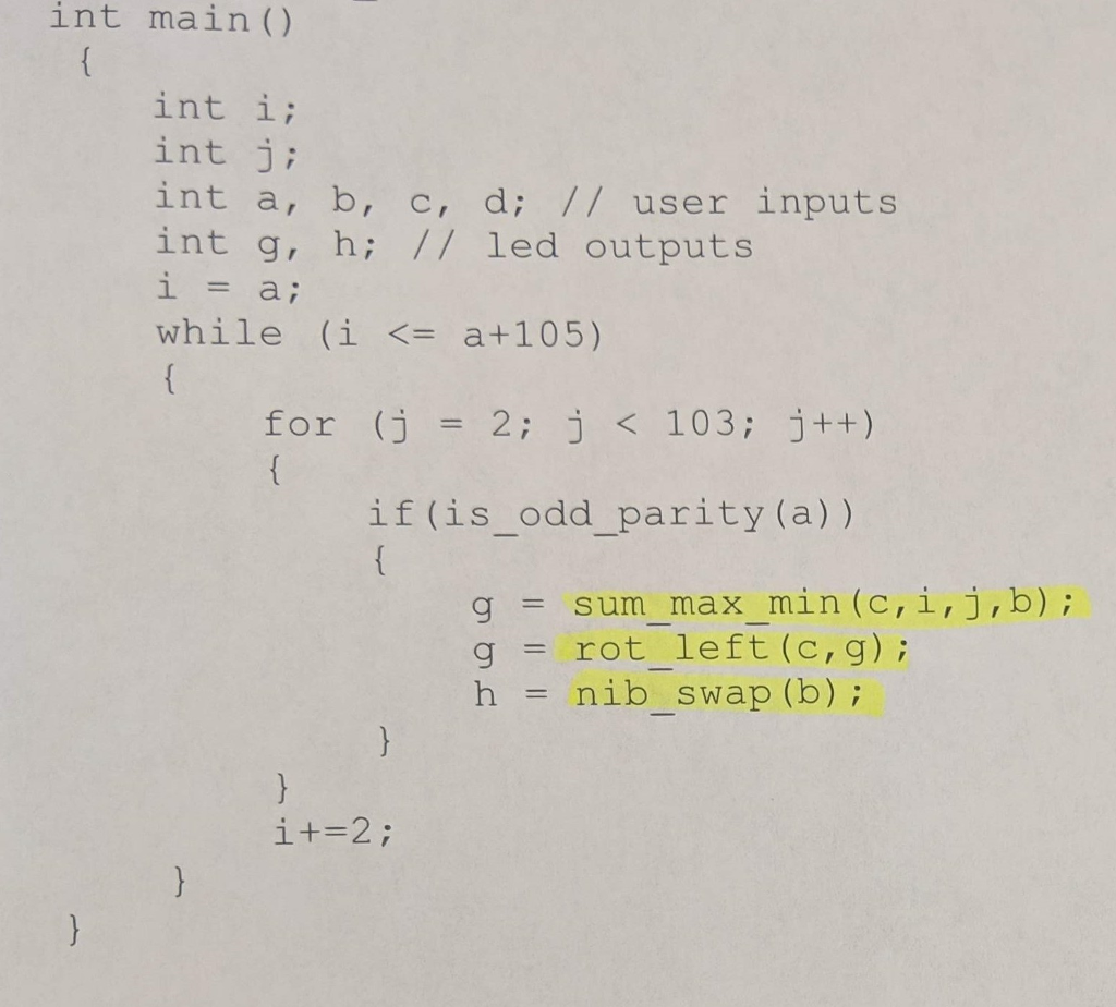 Design the following functions in Verilog to work | Chegg.com