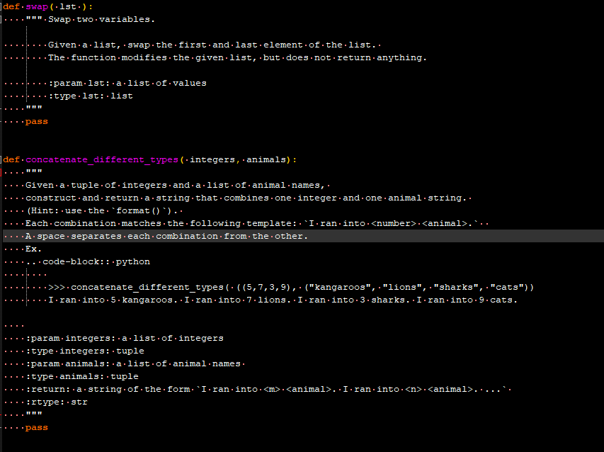 Solved In python, type the code that returns what the | Chegg.com