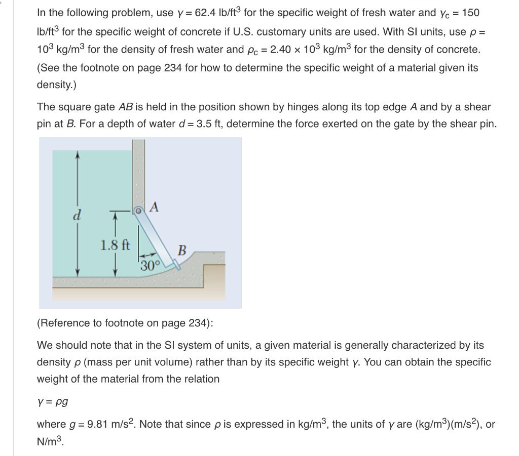 solved-in-the-following-problem-use-62-4-lb-ft3-for-the-chegg