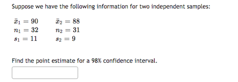 Solved Suppose we have the following information for two | Chegg.com