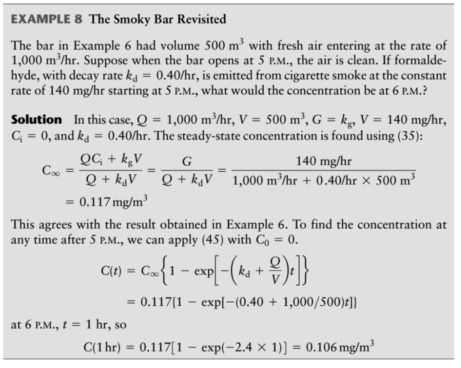 1 Hr Photo >> Example 8 The Smoky Bar Revisited The Bar In Examp 1 Hr Photo >> Example 8 The Smoky Bar Revisited The Bar In Examp