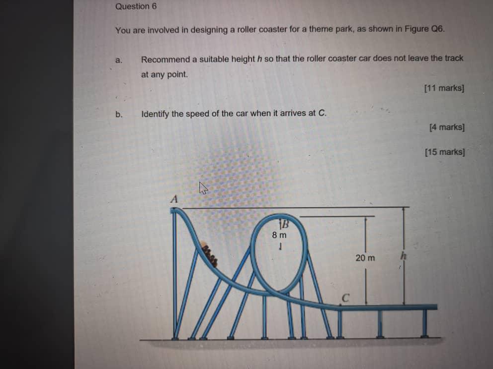 Solved Question 6 You are involved in designing a roller | Chegg.com