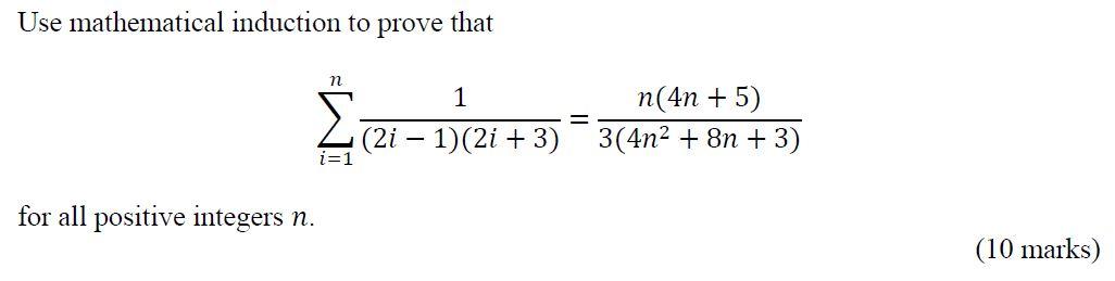 Solved Use Mathematical Induction To Prove That N 1 N 4n Chegg Com