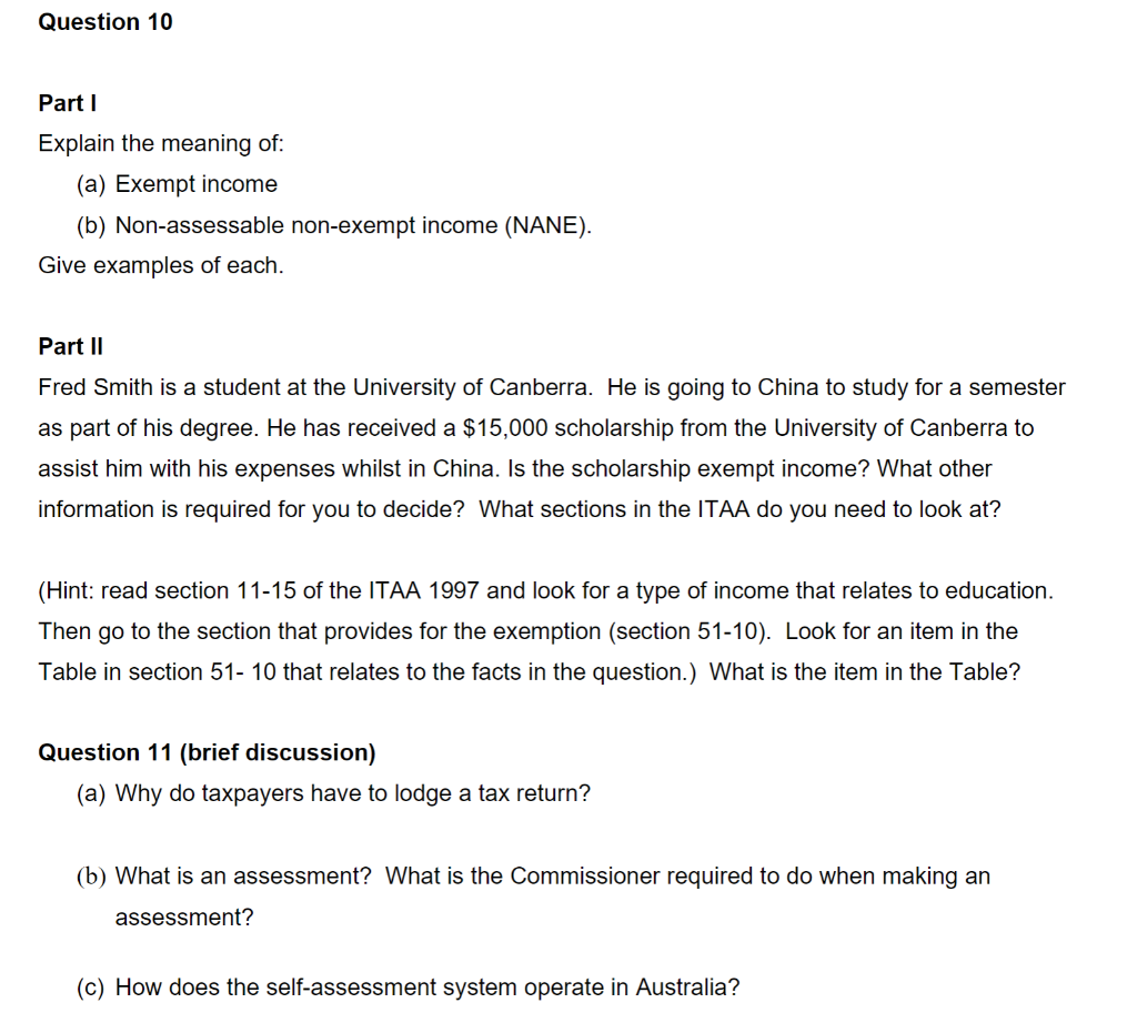 Solved Question 4 Jill is an Australian resident for tax
