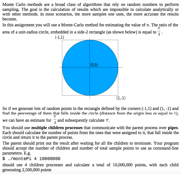 Solved Monte Carlo Methods Are A Broad Class Of Algorithms | Chegg.com