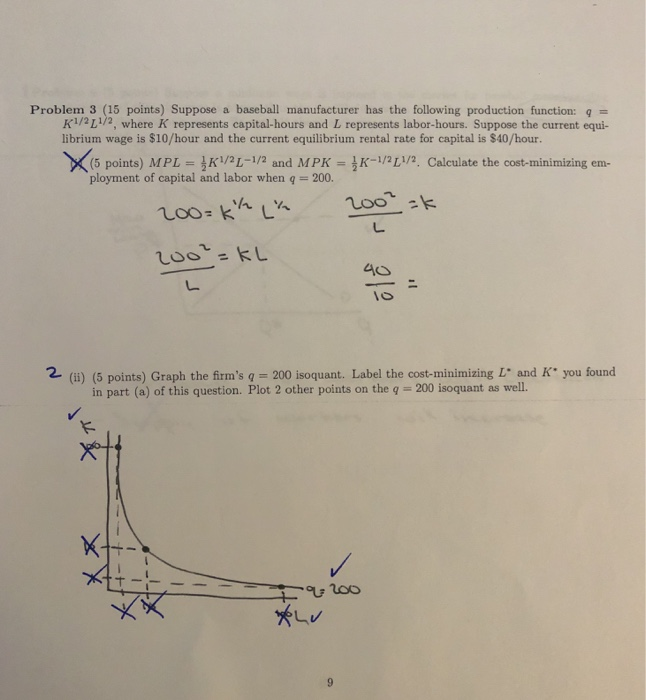 Solved Problem 3 (15 points) Suppose a baseball manufacturer | Chegg.com