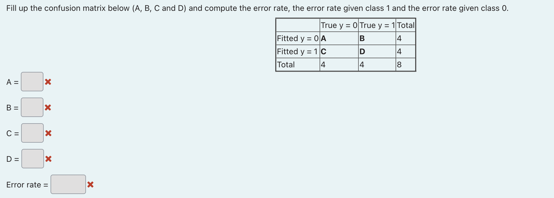 Solved Consider A Classification Problem In Which There Are | Chegg.com